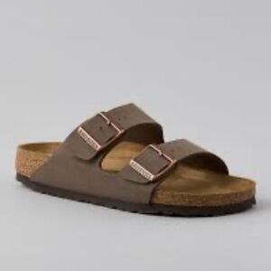 Birkenstock Dark Brown Double Strap Sandals